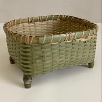 【上平竹細工店】塩かご