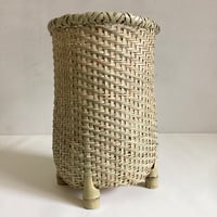 【上平竹細工店】栗とりかご(大)