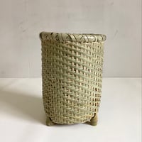 【上平竹細工店】栗とりかご(小)