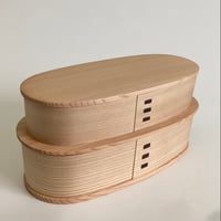 【大館工芸社】曲げわっぱ　やぐら弁当箱