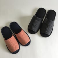 刺し子織のスリッパ Mサイズ