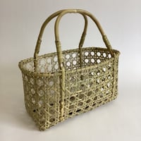 八つ目編み竹かごバッグ