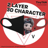 TinyTAN ファッションマスク (MIC DROP) V-ブイ