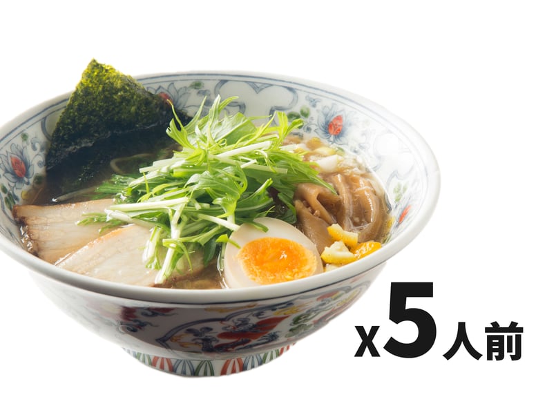 にぼらや】煮干しらーめん 5人前 | にぼらや