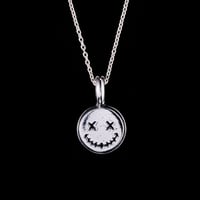 Zombie smiley charm