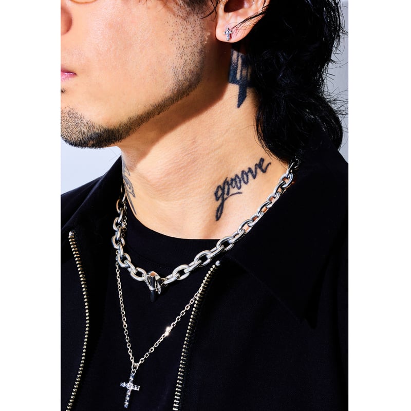 STUDS CROSS PIERCE | KATSUMA_ART