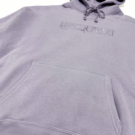 REQUIEM LOGO HOODIE(BABY PURPLE)
