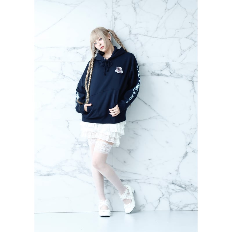 AKUTO HOODIE (NAVY) | million dollar orchestra