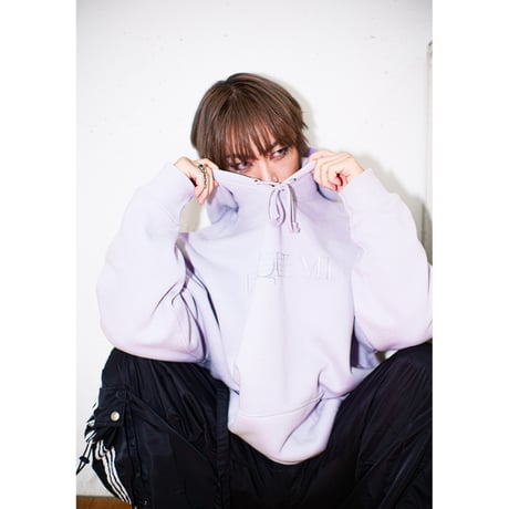 REQUIEM LOGO HOODIE(BABY PURPLE)