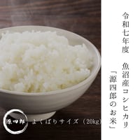 【令和七年度】雪室貯蔵米「源四郎のお米」よくばりサイズ（20kg）