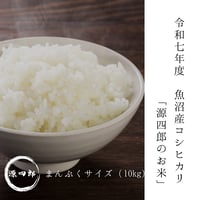 【新米／令和七年度】「源四郎のお米」まんぷくサイズ（10kg）