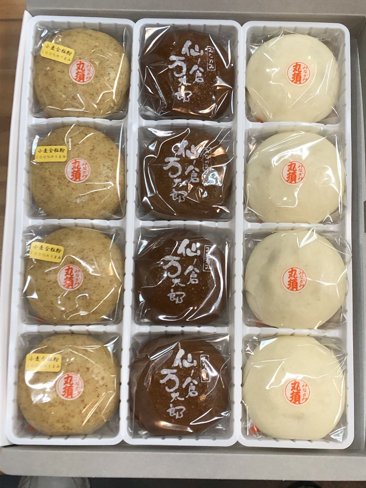 3種の饅頭詰め合わせ 12個入 | 丸須製菓 仙ノ倉万太郎通販 公式