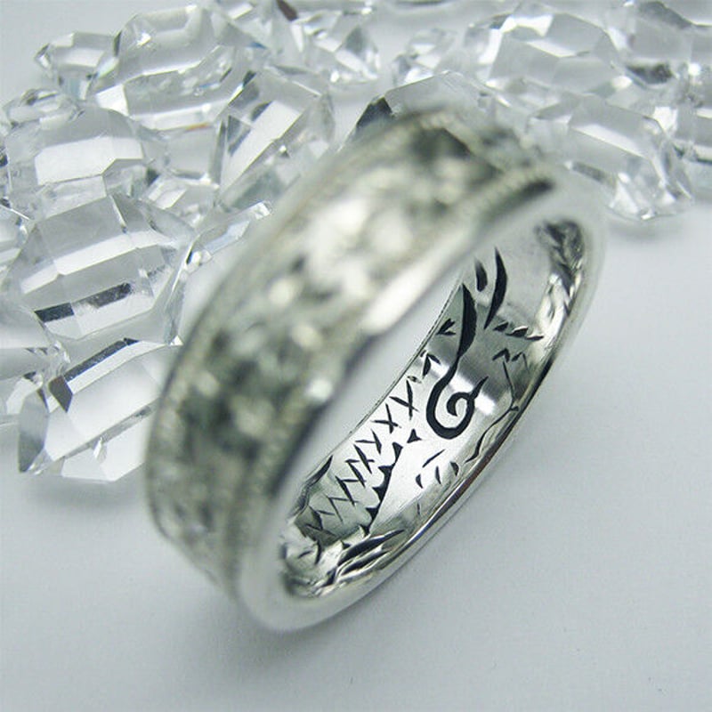 花】龍棲～りゅうのすみか シルバーリング 【猛龍】たけきりゅう