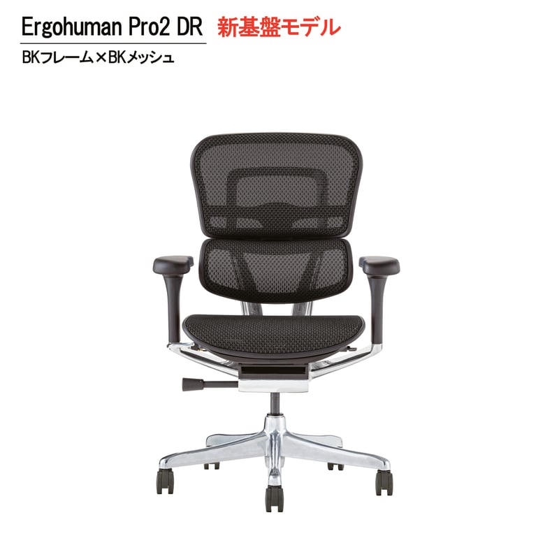 新基盤モデル＞エルゴヒューマンPro2ロータイプ-DR-BKフレーム(配送