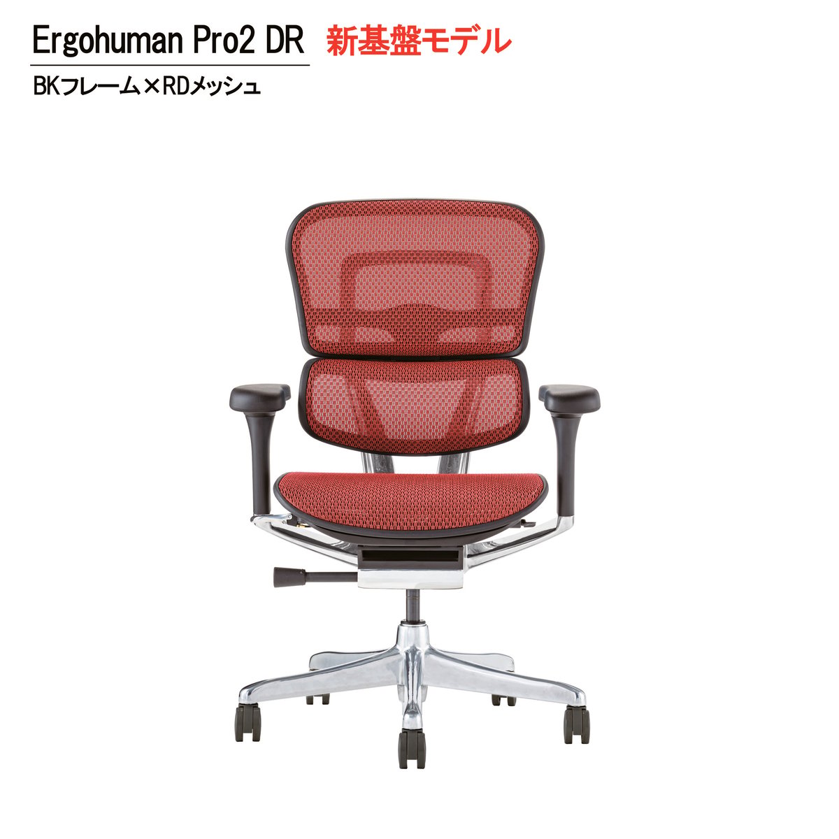 新基盤モデル＞エルゴヒューマンPro2ロータイプ-DR-BKフレーム(配送