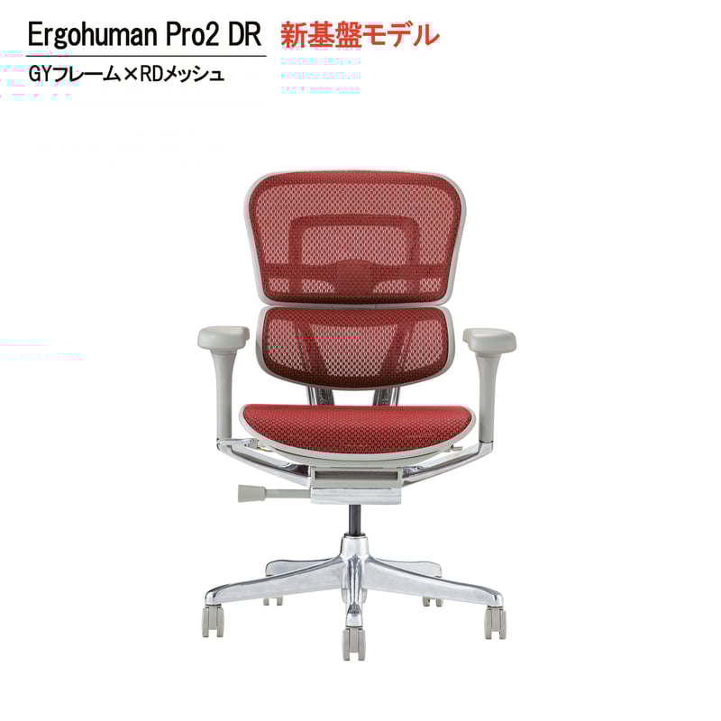 新基盤モデル>エルゴヒューマンPro2ロータイプ-DR-GYフレーム 新基盤モデル>エルゴヒューマンPro2ロータイプ-DR-GYフレーム