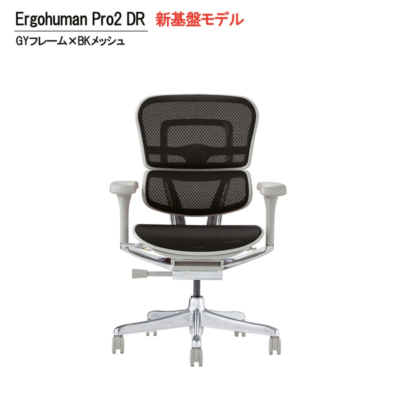 新基盤モデル>エルゴヒューマンPro2ロータイプ-DR-GYフレーム 新基盤モデル>エルゴヒューマンPro2ロータイプ-DR-GYフレーム