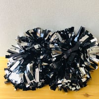 【ジュニアユース校専用ポンポン】メタルブラックxシルバー （2025.10〜）