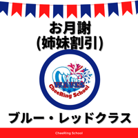 【ブルー・レッドクラス(姉妹割引)】お月謝