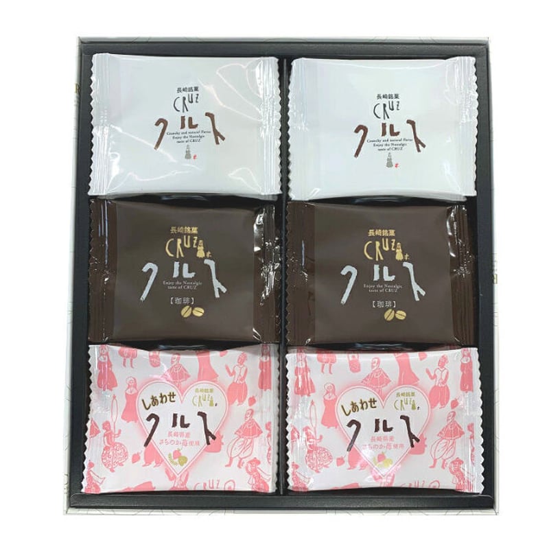 クルス 詰合せ 3種詰合せ24枚入 | 長崎お土産すみや