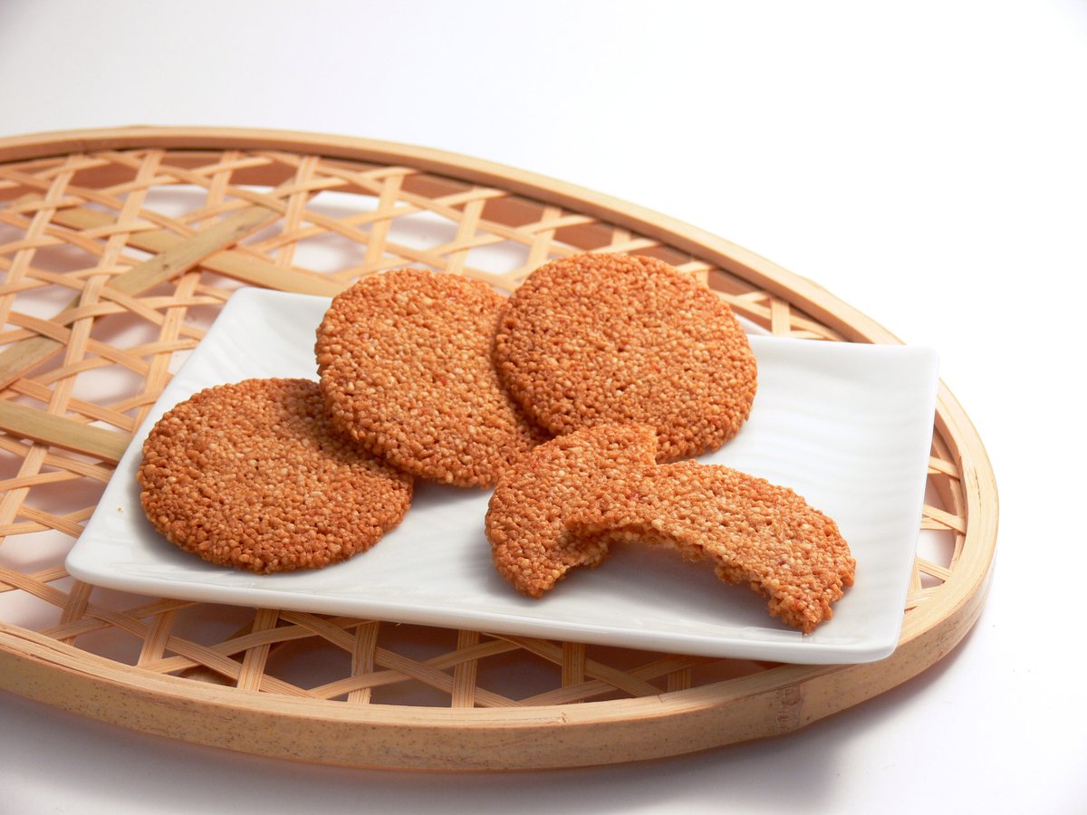 しらほしchan ランチ 1/6 顔3つ 長崎ちゃんぽん煎餅 14個入 | 長崎お土産すみや