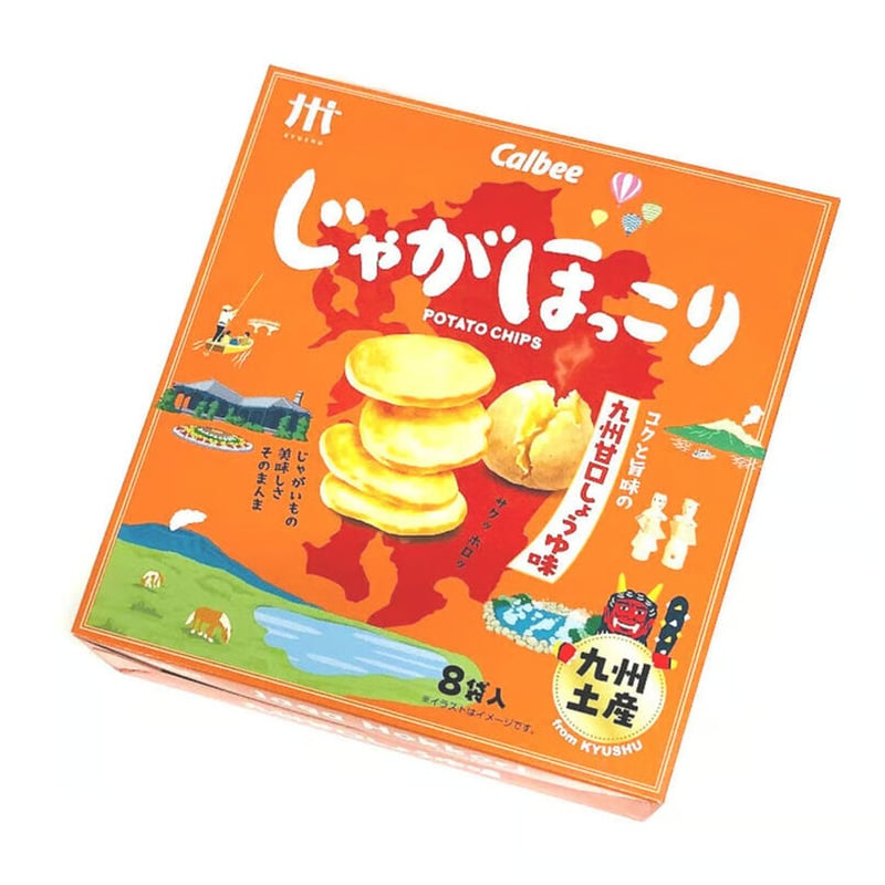 Calbeeじゃがほっこり 九州甘口しょうゆ味 | 長崎お土産すみや