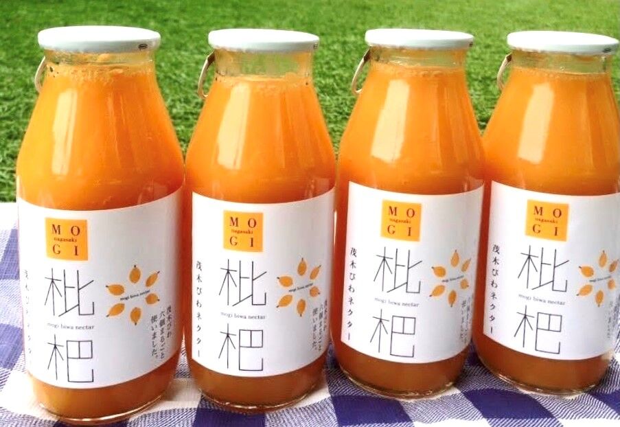 枇杷 びわネクタ－ 3本 | 長崎お土産すみや