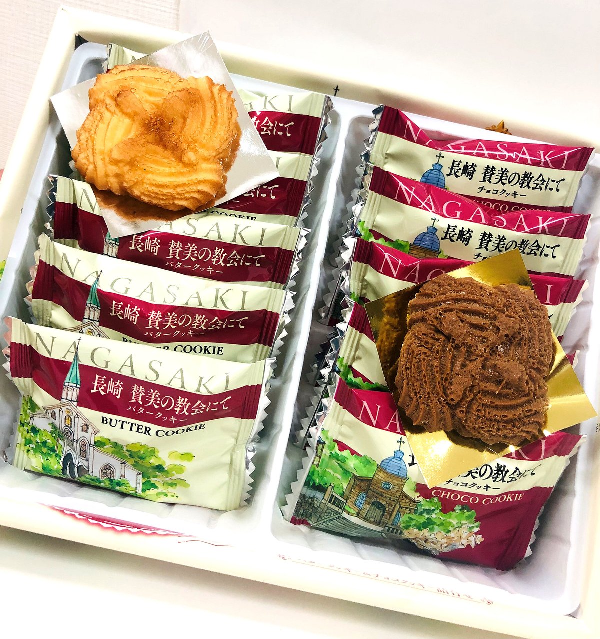 長崎 賛美の教会にて10枚入 | 長崎お土産すみや