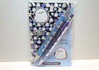 シマエナガ　ホロラメ　ボールペン＆シャープペンセット