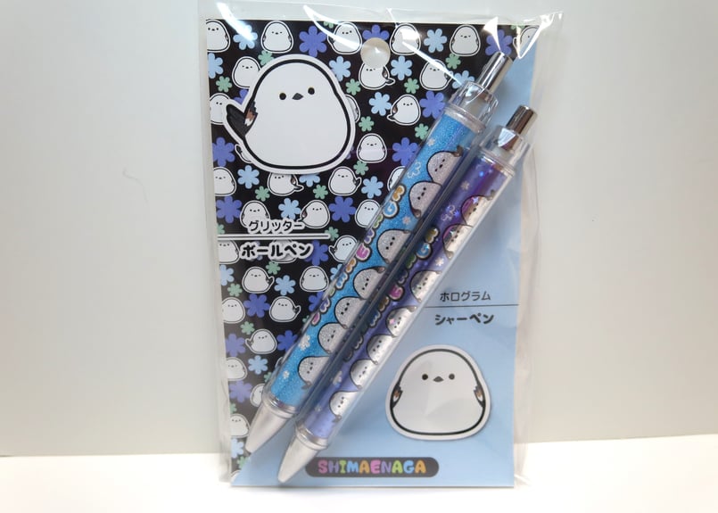 シマエナガ ホロラメ ボールペン＆シャープペンセット | まり