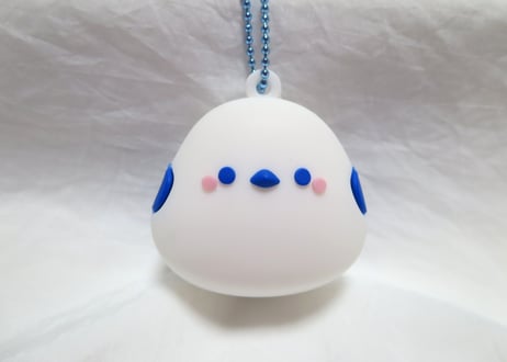 シマエナガ　ラバーマスコット（ブルー）