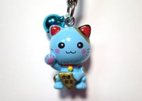 招小猫（まねこねこ）【無事に来い来い】　青根付