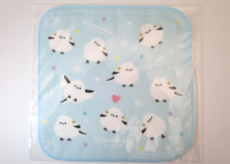 もも＆まりん　ハンカチ　シマエナガ柄　23枚 しまえなが ハンカチ きながに シマエナガ KIDSミニ ハンド