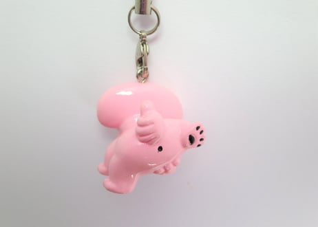 犬のちんちん【ピンク根付】