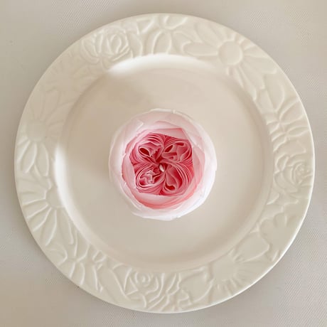 ベビーロマンチカのキャンドル　（Baby romantica  candle.Pink×White）（受注制作）