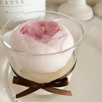 グラス入りベビーロマンチカのキャンドル　（Baby Romantica candles in a glass）受注生産