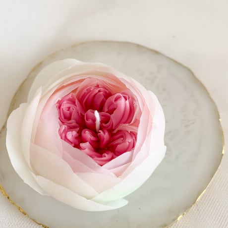ブライダルメイプルローズキャンドル　（　Bridal maple rose candle　）（受注生産）
