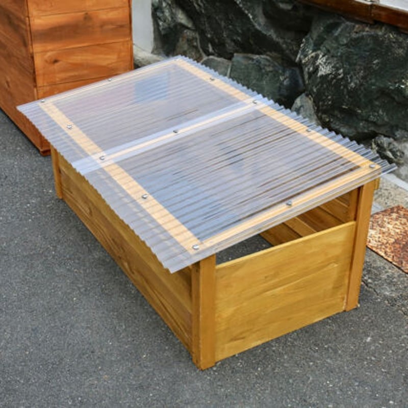 木製コンポスト 家庭用エコ堆肥作り 土の上に置くだけで簡単！生ごみを