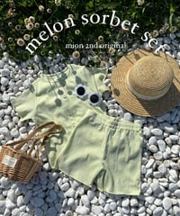 original melon sorbet set