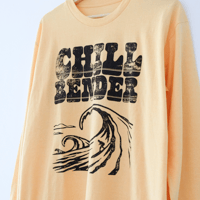【CHILL BENDER – L/S TEE】 GOATブランクス
