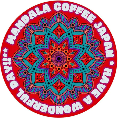 MANDALA COFFEE JAPAN《HAVE A WONDERFUL DAY!!》ステッカー