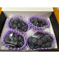クール便☆ギフトボックス　ナガノパープル　　２kg箱(４房～５房)☆9月中旬から発送☆
