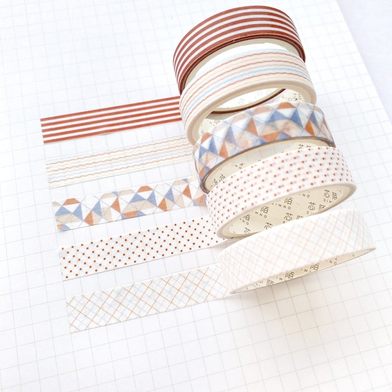 マスキングテープ5個set≪dusk≫ [M047] | Misty Classic | 海外