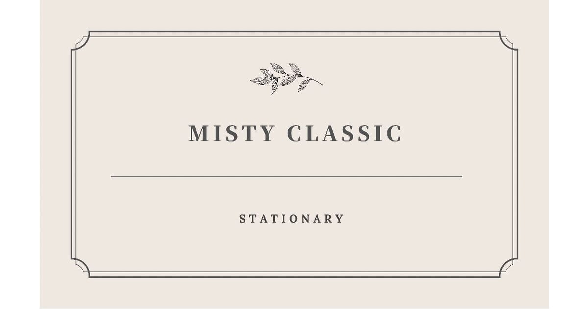 Misty Classic | 海外シール専門店