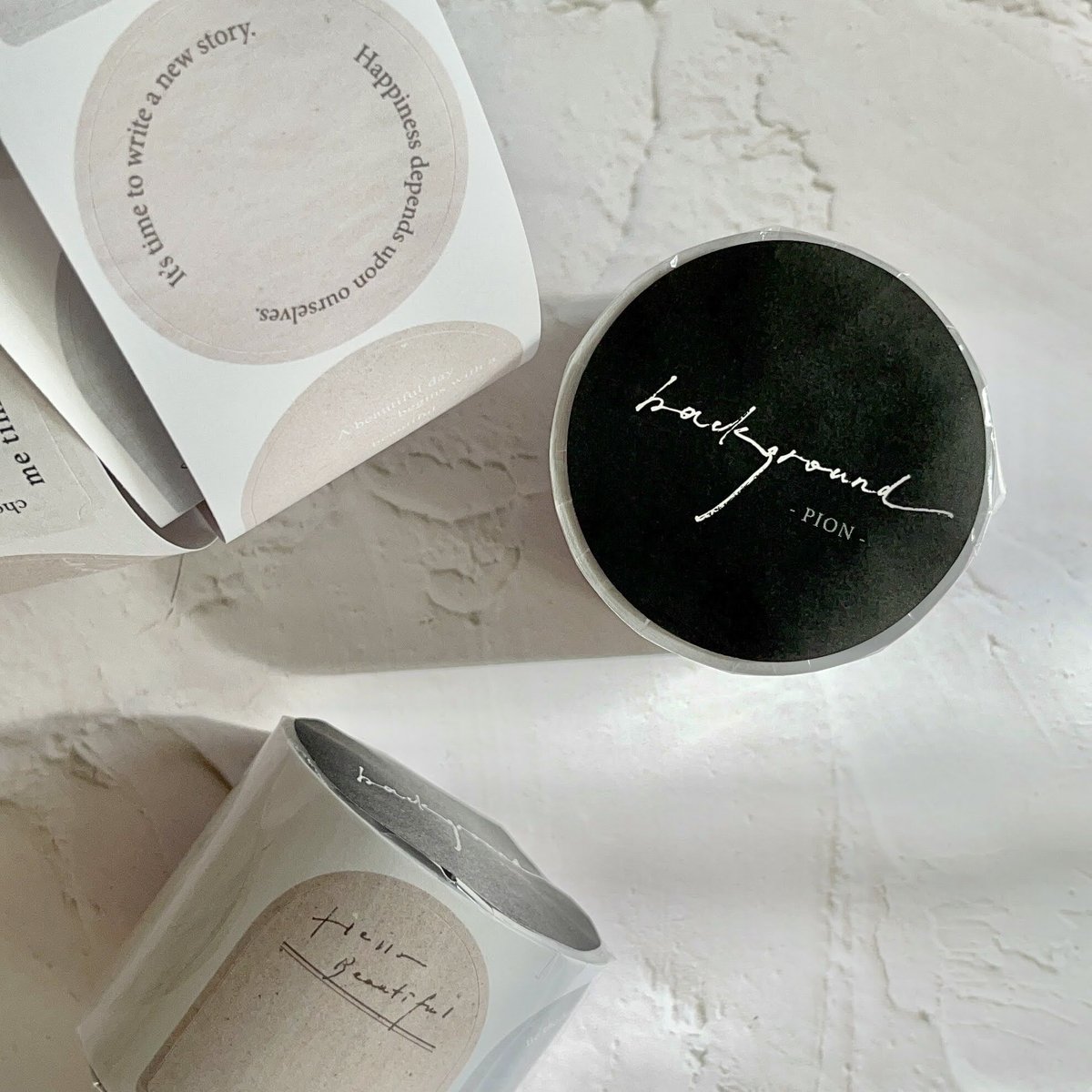 切り売り】Pion マスキングテープ 《background》 [PI036] | Mist