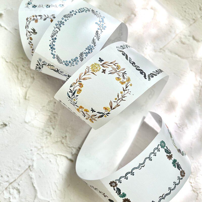 切り売り】Pion マスキングテープ 《Frame》 [PI048] | Misty Cla