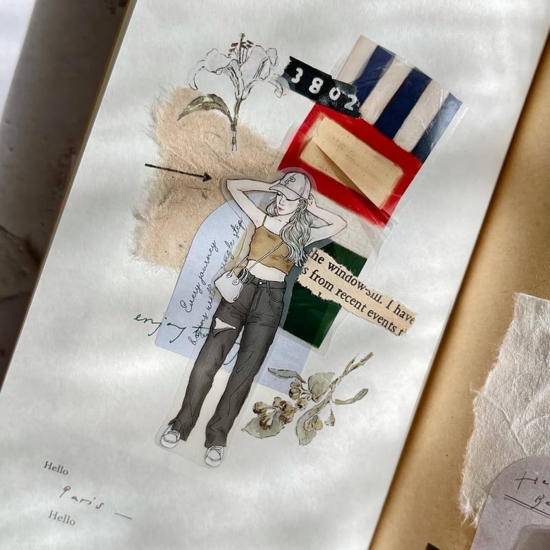 切り売り】Pion マスキングテープ 《background》 [PI036] | Mist