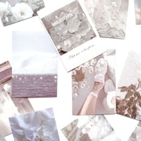 ステッカー50枚set《white lily》[F054]