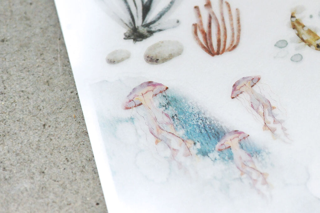 海外転写シール ☆ ボタニカル 3種類 ☆ MU 海外転写シール