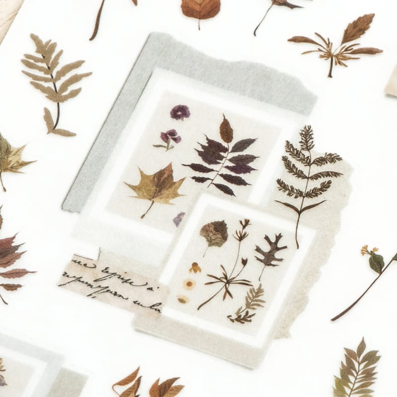 海外転写シール ☆ ボタニカル 3種類 ☆ MU